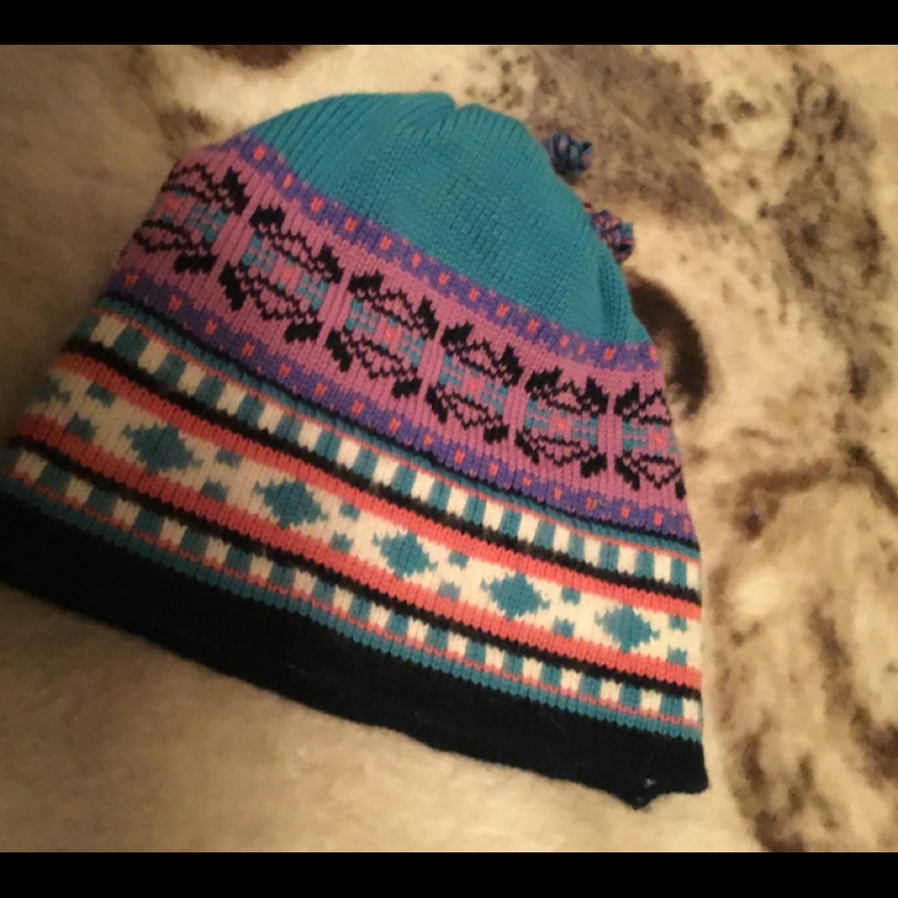 Capello Wool Ski Hat,Winter Pattern,Small - image 2
